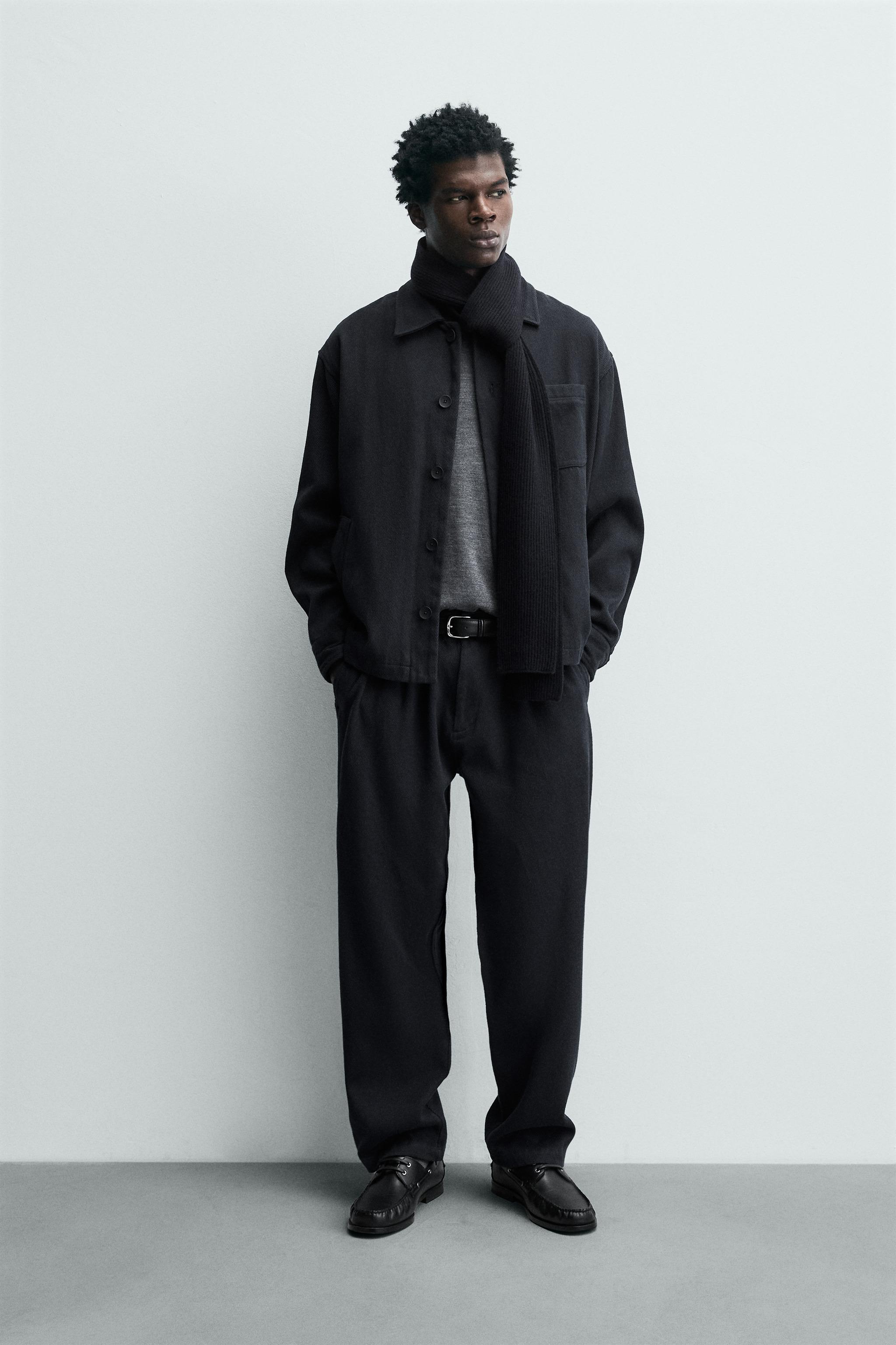 REGULAR FIT TWILL PANTS